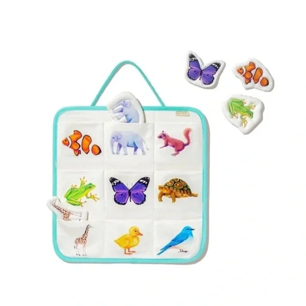 Lovevery toy toddler quilted Critter Pockets TheRealist playkit animals matching